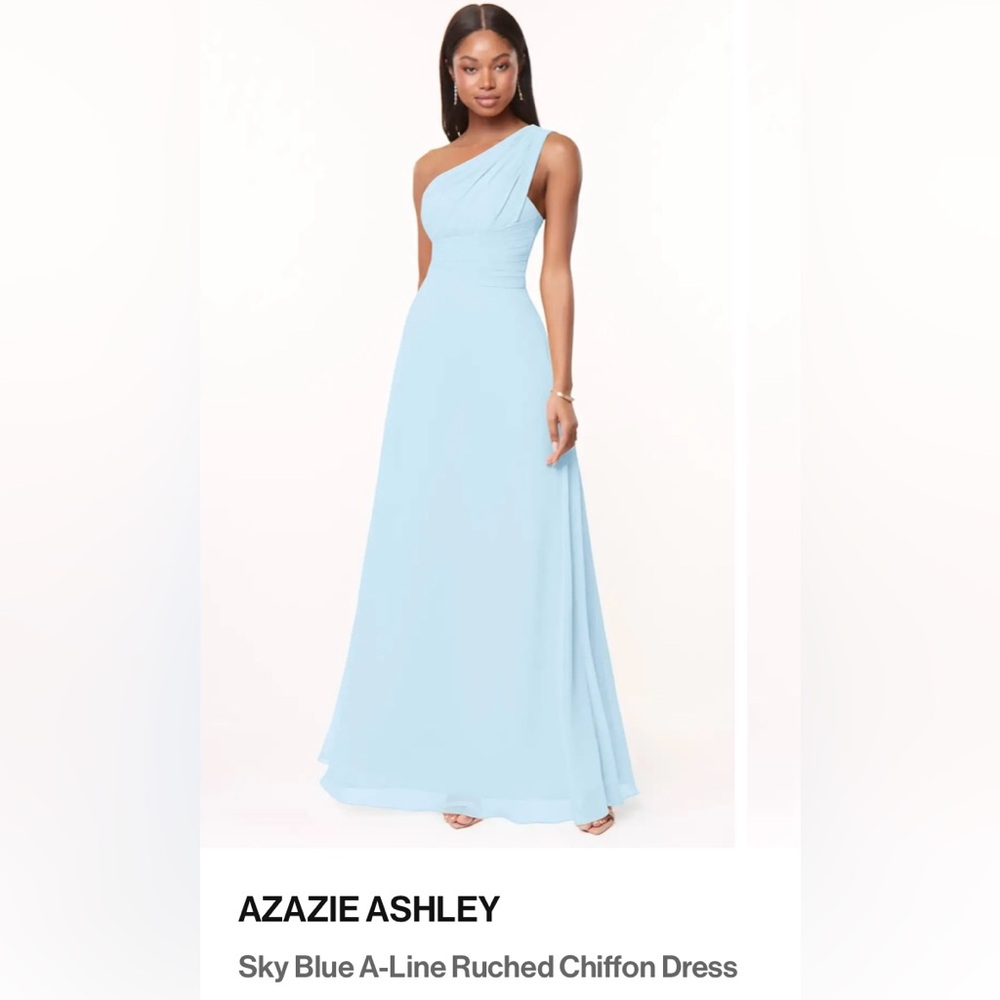Sky Blue Azazie Bridesmaid Dress- Never worn, new with tags